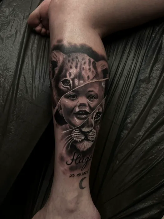 Tattoo udført af Jerry Noorder hos Don't Fear Ink i Næstved