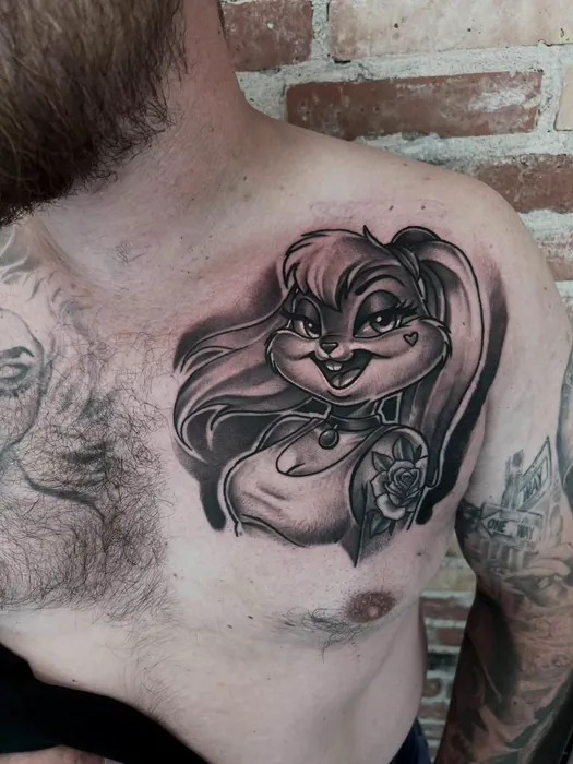 Tattoo udført af Jerry Noorder hos Don't Fear Ink i Næstved