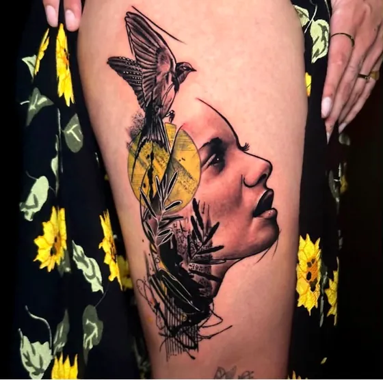 Tattoo udført af Manos Kalinis hos Don't Fear Ink i Næstved